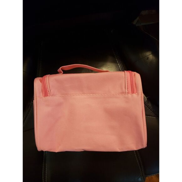 Sanrio Hello Kitty Pink Travel Cosmetic Bag Compartments Hanging Hook - Picture 10 of 10